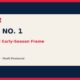 Editorial Still No. 1 volleyball season frame graphic