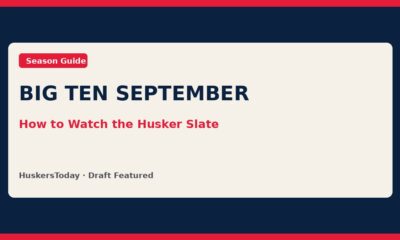 Editorial Big Ten September how-to-watch guide graphic