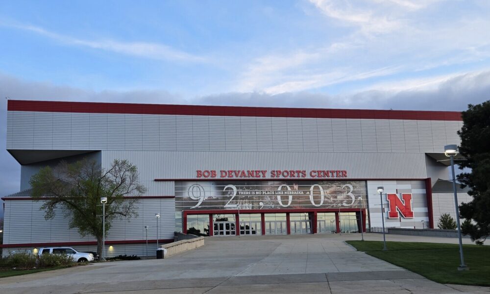 Bob Devaney Sports Center exterior, home of Nebraska volleyball